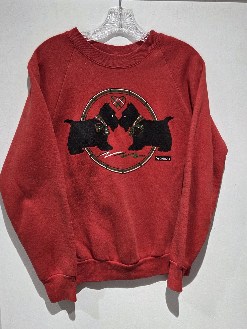 Vtg Fruit Of The Loom Scottie Dog Sweatshirt